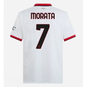 AC Milan Alvaro Morata #7 Auswärtstrikot 2024-25 Kurzarm